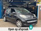 Peugeot 107 1.0-12V XS 2010 AUTOMAAT AIRCO Elektr APK NAP!, Stof, Gebruikt, Zwart, 4 stoelen