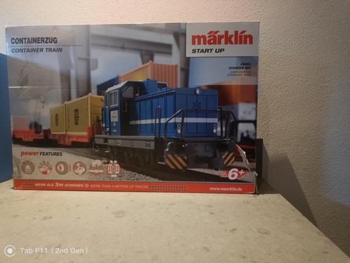 Marklin start up containerzug bieden vanaf 150 euro, Hobby en Vrije tijd, Modeltreinen | H0, Zo goed als nieuw, Treinset, Märklin