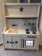 Steigerhouten Kinder Speelkeuken, Ophalen, Zo goed als nieuw, Hout, Speelkeuken