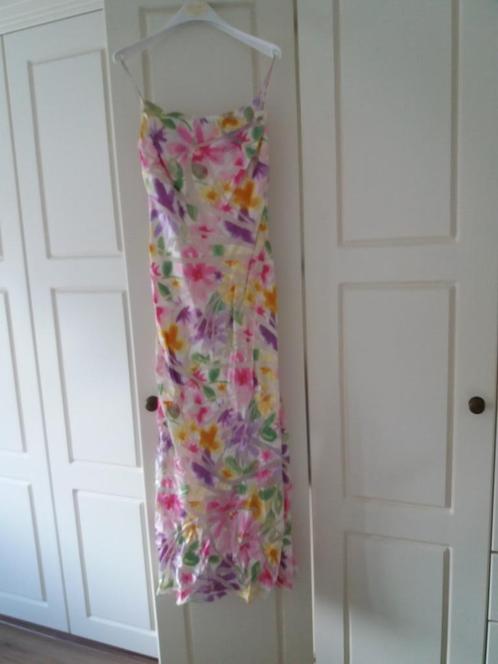 Covers kleurrijke avondjurk - 36, Kleding | Dames, Gelegenheidskleding, Zo goed als nieuw, Cocktailjurk, Maat 36 (S), Ophalen of Verzenden