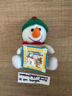 Sneeuwpop met boekje Snowman, knuffel, Ophalen of Verzenden, Zo goed als nieuw, Overige typen