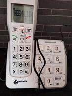 Geemarc telefoon, amper gebruikt, nw batterij nodig, Telecommunicatie, Ophalen, Zo goed als nieuw, 1 handset