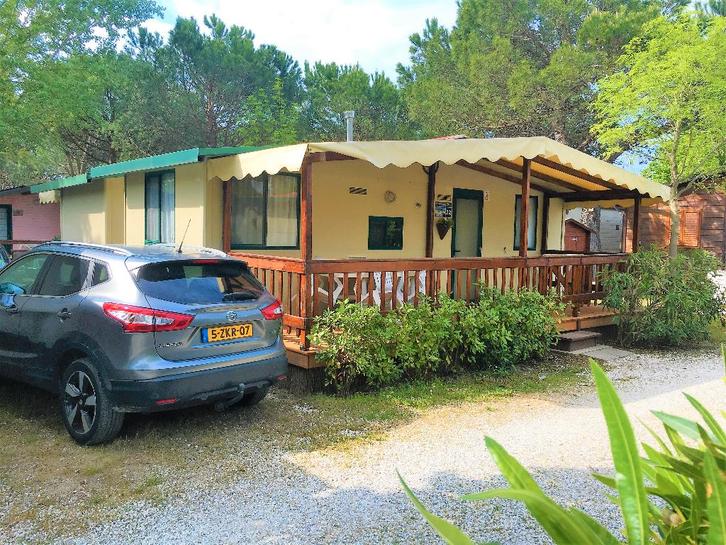 Te Koop / Huur Mobilehome aan zee Toscane, nabij Pisa, Vakantie, Vakantiehuizen | Italië, Toscane, Chalet, Bungalow of Caravan