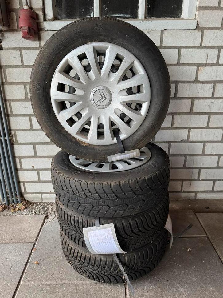 Winterbanden 175/65 R14 met Velgen - Citroën C3, Auto-onderdelen, Banden en Velgen, Banden en Velgen, Winterbanden, 14 inch, 175 mm