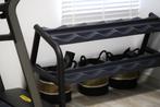 Technogym Dumbbell / Rack Dumbell Rek Zwart + gewichten, Ophalen, Zo goed als nieuw, Dumbbell