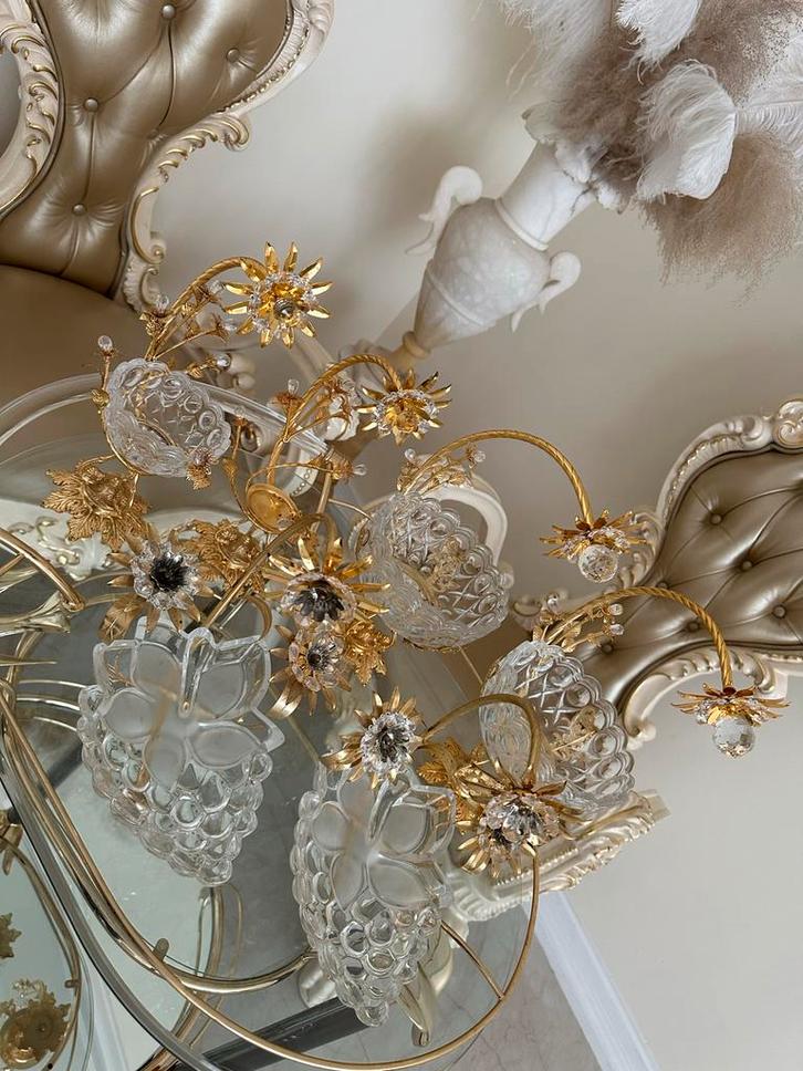 Notenschaal met Kristallen, Antiek en Kunst, Antiek | Woonaccessoires, Ophalen of Verzenden