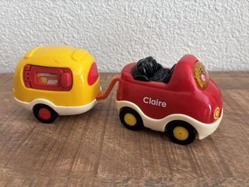Vtech Toet Toet auto's Claire Cabrio met caravan Goede staat beschikbaar voor biedingen