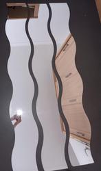 Ikea golf kronkel spiegel 3 stuks, Ophalen, Minder dan 50 cm, Zo goed als nieuw, Overige vormen