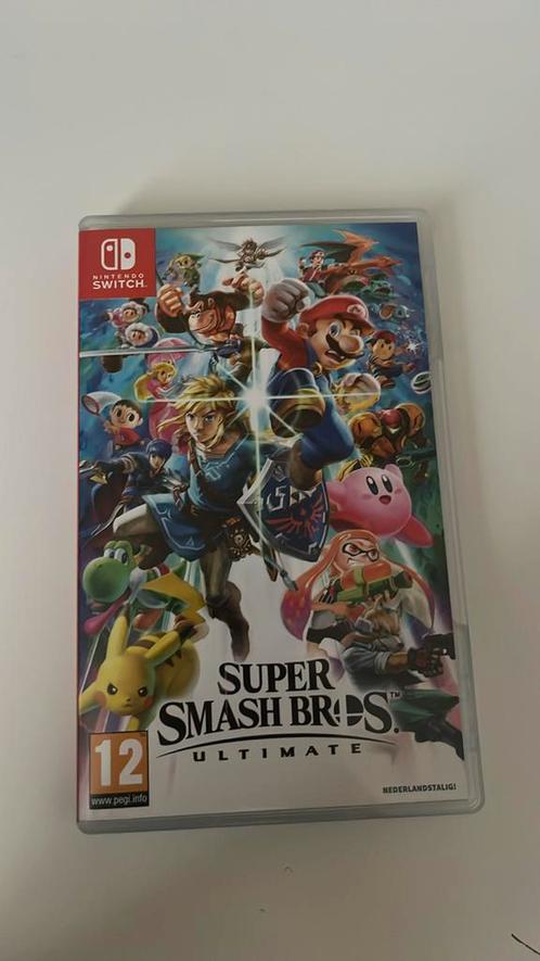 Super Smash Bros. Ultimate, Spelcomputers en Games, Games | Nintendo Switch, Zo goed als nieuw, Vechten, 3 spelers of meer, Vanaf 12 jaar