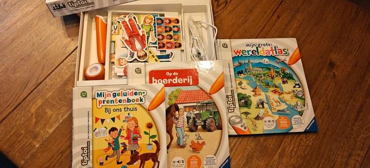Tip Toi Starterset + 3 Boekjes (Compleet), Kinderen en Baby's, Speelgoed | Educatief en Creatief, Zo goed als nieuw, Taal en Lezen