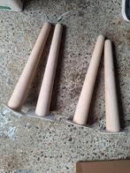 4x tafelpoot nieuw 40 cm

Kunnen kleine krasjes hebben door, Rond, Nieuw, Minder dan 50 cm, Ophalen of Verzenden