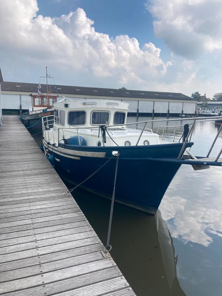 Stoere Meeuwkotter 10.60x3.50m zeilkotter, Watersport en Boten, Motorboten en Motorjachten, Gebruikt, Staal, 9 tot 12 meter, Diesel