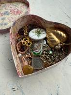 Goudkleurige sieraden diversen, Verzenden, Dame, Goud, Kleiner dan 17