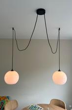 Hanglampen IKEA met 2 voudig pendelsnoer, Ophalen of Verzenden, Zo goed als nieuw, Glas, Minder dan 50 cm