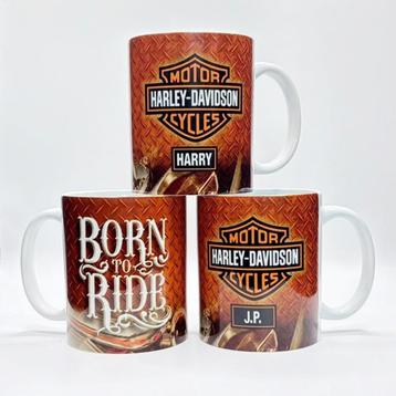 Harley Davidson koffie/ Thee mok gepersonaliseerd beschikbaar voor biedingen