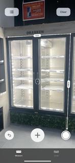 Horeca vrieskast - vriezer met glazen deuren -, Ophalen, Zo goed als nieuw, 60 tot 90 cm, 160 cm of meer