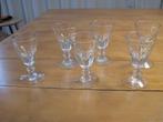 6 franse oude borrelglaasjes, Antiek en Kunst, Antiek | Glas en Kristal, Ophalen of Verzenden