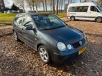 Volkswagen Polo 1.4 55KW AUT 2005 LPG, Lederen bekleding, 1071 kg, 74 pk, Zwart