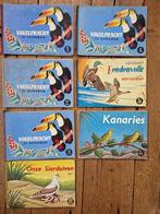 7 vogel plaatjes boekenalbums met prentbriefkaarten., Ophalen of Verzenden, Gelezen