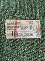 Ajax - Haarlem ticket 1973/1974, Verzamelen, Ophalen of Verzenden