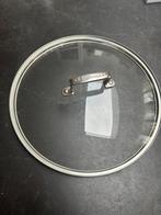 Le Creuset glazen deksel, Huis en Inrichting, Keuken | Potten en Pannen, Ophalen, Zo goed als nieuw, Glas, Koekenpan of Braadpan