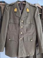 Orginele belgische leger uniform DT met broek en das, Ophalen of Verzenden, Landmacht, Nederland, Kleding of Schoenen