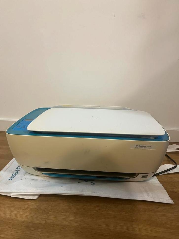 HP DeskJet 3634 All-in-One Printer, Computers en Software, Printers, Gebruikt, All-in-one, Inkjetprinter, Kleur printen, Draadloos