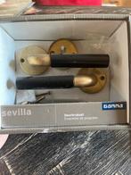 Nieuw Sevilla Deurbeslag - Mat Messing, Ophalen of Verzenden, Nieuw, Koper of Messing, Klink of Kruk