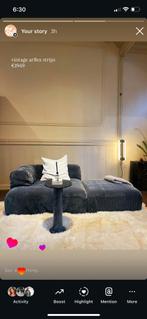 Prachtige Arflex Strips design sofa, modulair, Cini Boeri, Gebruikt, 75 tot 100 cm, Ophalen of Verzenden, Stof