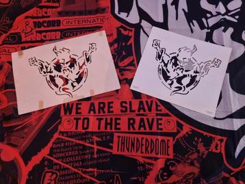 Thunderdome Sjabloon voor sprayen Hardcore Gabber  beschikbaar voor biedingen