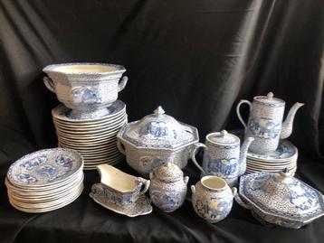 Antiek William Adams Servies - 52 Delig beschikbaar voor biedingen