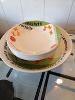 Spaghetti Borden en Schaal - Zo goed als nieuw!, Huis en Inrichting, Keuken | Servies, Ophalen, Zo goed als nieuw, Bord(en), Overige stijlen