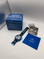 Omega Moonswatch Super Blue Moonphase NIEUW, Ophalen of Verzenden, Nieuw, Blauw