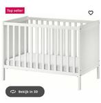 Zo goed als nieuw lichtgrijs Sundvik Ledikant, Kinderen en Baby's, Kinderkamer | Bedden, Ophalen of Verzenden, Zo goed als nieuw