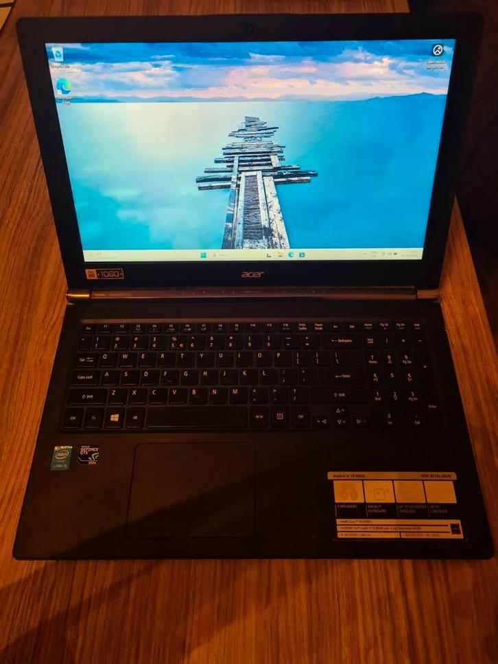 Acer Aspire V 15 Nitro - i5, 8GB RAM, 224GB Opslag, Computers en Software, Windows Laptops, Gebruikt, 15 inch, SSD, 2 tot 3 Ghz