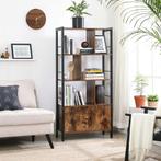 Boekenkast - Vintage Look - 74x30x154.5, Ophalen, 25 tot 50 cm, 200 cm of meer