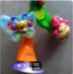 Baby Rammelaar met zuignap Fisher Price, Ophalen of Verzenden, Zo goed als nieuw, Rammelaar