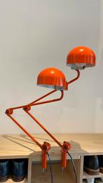 Set originele oranje Stilnovo Topo klemlampen, Huis en Inrichting, Ophalen, Retro 70's, Gebruikt, Metaal