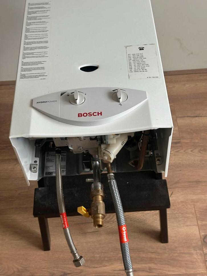 Bosch Hydro Geiser - Zo Goed Als Nieuw!, Doe-het-zelf en Verbouw, Geisers en Boilers, Zo goed als nieuw, Geiser, Aardgas, Minder dan 20 liter