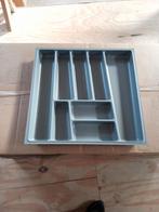 Bestekbak - Kunststof - Grijs, Ophalen, Gebruikt, Kunststof, Los bestek