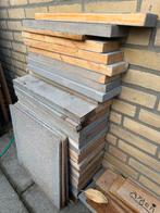 Steigerhouten planken (geverfd), Ophalen, Gebruikt, 25 tot 50 mm, Plank