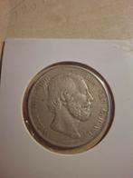 Zilveren Rijksdaalder 1860 Willem III - Zeer Goede Staat, Ophalen of Verzenden, Zilver, Losse munt, Zilver