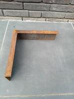 Cortenstaal hoek element gezet 30 x 30 x 0,2 x 10 cm., Overige materialen, Nieuw, Ophalen of Verzenden, Minder dan 100 cm