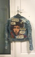 ROCK Jeans Jas Jimi Hendrix Vintage Patches, Vintage, Ophalen of Verzenden, Zo goed als nieuw