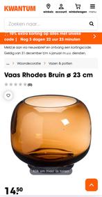 GEZOCHT Kwantum vaas, Overige kleuren, Ophalen of Verzenden, Minder dan 50 cm, Glas