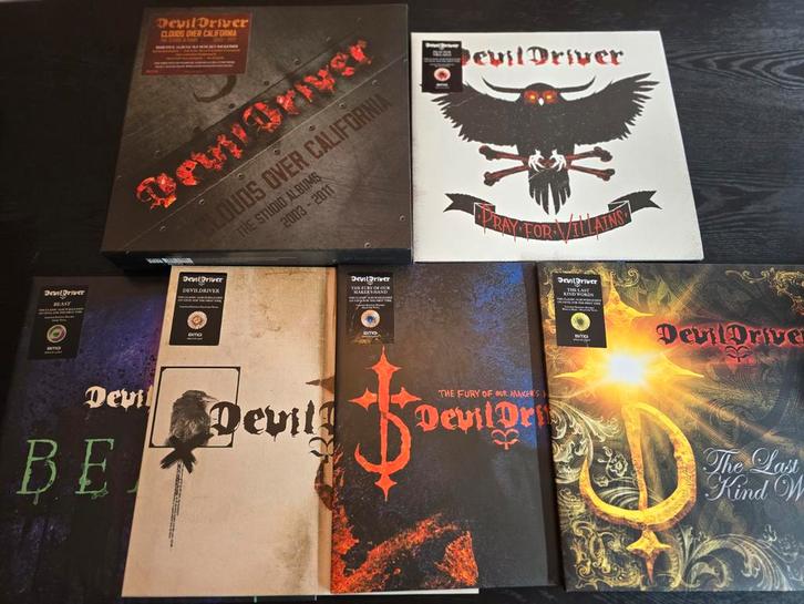 DevilDriver – Limited Edition LP Box Set (Zeldzaam!), Cd's en Dvd's, Vinyl | Hardrock en Metal, Ophalen
