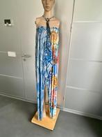 Save the Queen maat S/M=36/38 Fleurig jumpsuit blauw overal