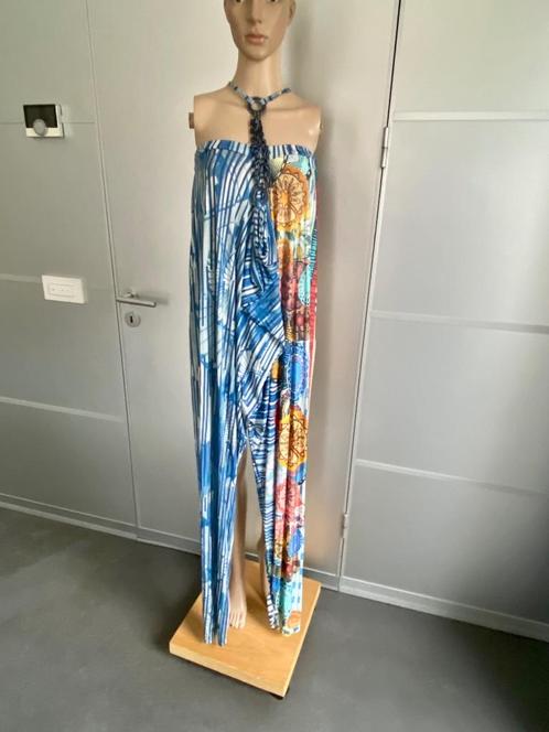 Save the Queen maat S/M=36/38 Fleurig jumpsuit blauw overal, Kleding | Dames, Jumpsuits, Zo goed als nieuw, Maat 36 (S), Blauw