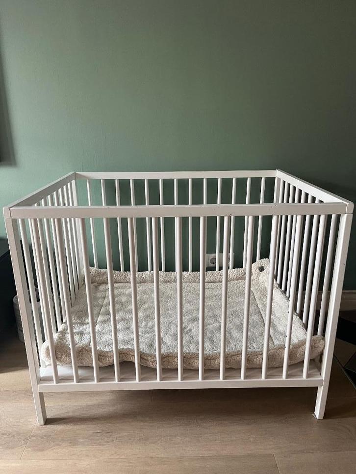 Box (met boxkleed), Kinderen en Baby's, Boxen, Gebruikt, Vierkant, In hoogte verstelbaar, Boxkleed, Ophalen