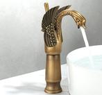 Wastafelkraan GOUD en Brons ZWAAN Uniek Dubai Sjeik